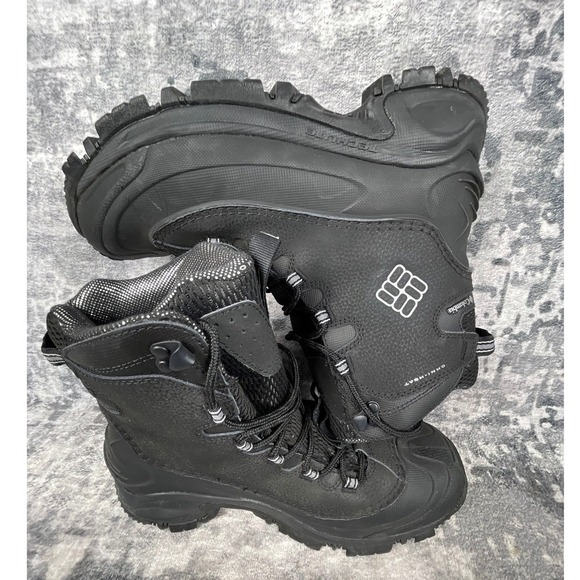 Columbia Arctic Trip Omni-Heat Men Boots 9.5 Black Waterproof Snow Winter YM5383 - Picture 4 of 10